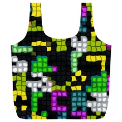 Drawn squares                                                Full Print Recycle Bag (XXL) from ArtsNow.com Front