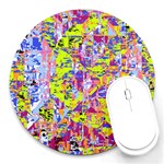 Green blue texture                                                      Round Mousepad