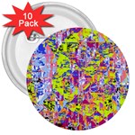 Green blue texture                                                      3  Button (10 pack)