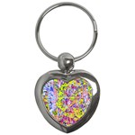 Green blue texture                                                      Key Chain (Heart)