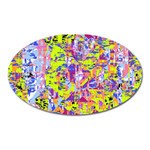 Green blue texture                                                      Magnet (Oval)