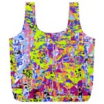 Green blue texture                                                 Full Print Recycle Bag (XXL)