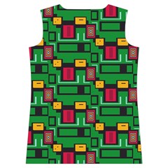 Rectangles on a green background                                                        Women s Basketball Tank Top from ArtsNow.com Back