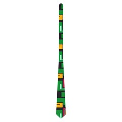 Rectangles on a green background                                                        Necktie from ArtsNow.com Back