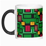 Rectangles on a green background                                                        Morph Mug