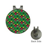 Rectangles on a green background                                                        Golf Ball Marker Hat Clip