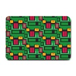 Rectangles on a green background                                                        Small Doormat