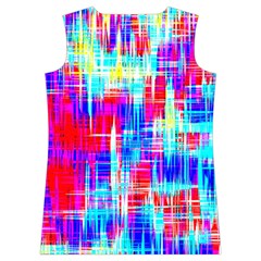 Red blue messy stripes                                                         Women s Basketball Tank Top from ArtsNow.com Back