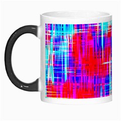 Red blue messy stripes                                                         Morph Mug from ArtsNow.com Left