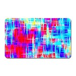 Red blue messy stripes                                                         Magnet (Rectangular)