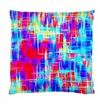 Red blue messy stripes                                                        Standard Cushion Case (Two Sides)