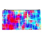 Red blue messy stripes                                                        Pencil Case