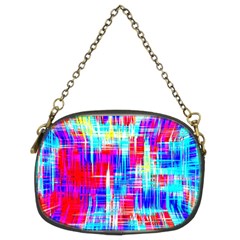 Red blue messy stripes                                                         Chain Purse (Two Sides) from ArtsNow.com Front