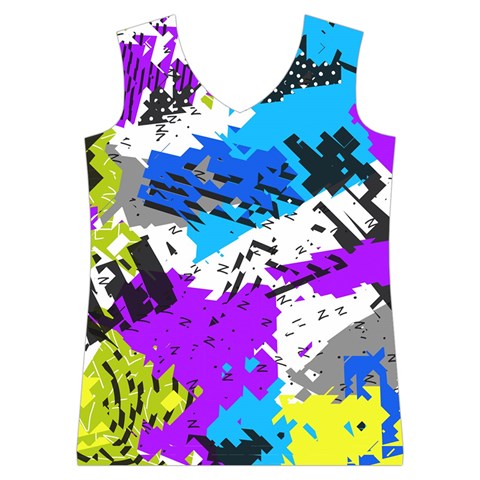 Shaky shapes                                                          Women s Basketball Tank Top from ArtsNow.com Front