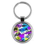 Shaky shapes                                                          Key Chain (Round)