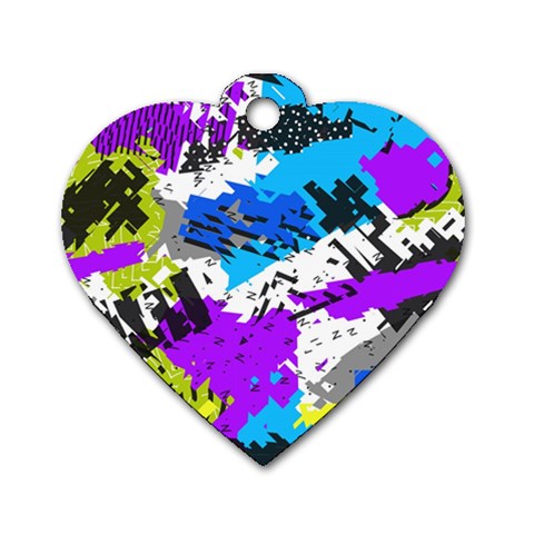 Shaky shapes                                                          Dog Tag Heart (One Side) from ArtsNow.com Front