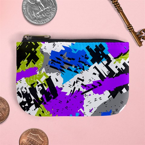 Shaky shapes                                                         Mini Coin Purse from ArtsNow.com Front