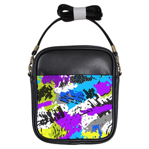 Shaky shapes                                                          Girls Sling Bag from ArtsNow.com Front