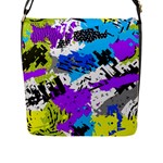 Shaky shapes                                                          Flap Closure Messenger Bag (L)