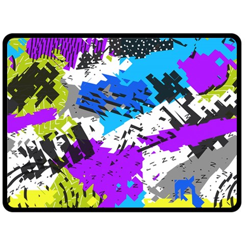 Shaky shapes                                                         Fleece Blanket from ArtsNow.com 80 x60  Blanket Front