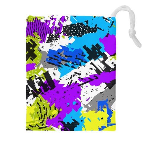 Shaky shapes                                                      Drawstring Pouch (5XL) from ArtsNow.com Front