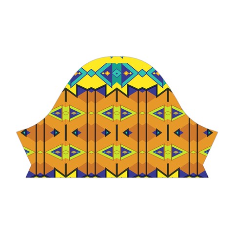 Tribal pattern                                                              Short Sleeve V Left Sleeve