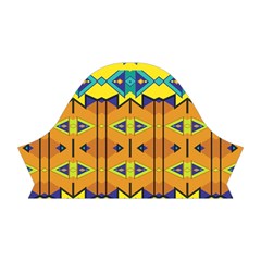 Tribal pattern                                                              Short Sleeve V Left Sleeve