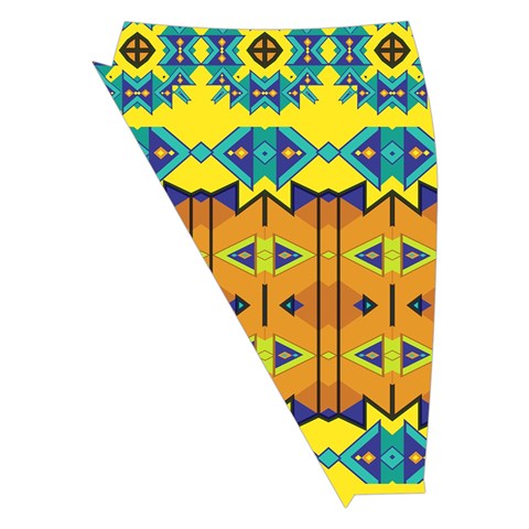 Tribal pattern                                                         Midi Wrap Pencil Skirt from ArtsNow.com Front Left