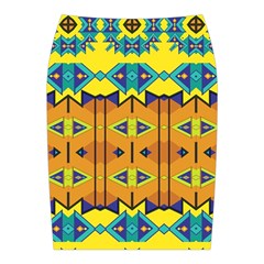 Tribal pattern                                                         Midi Wrap Pencil Skirt from ArtsNow.com Back