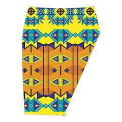 Tribal pattern                                                         Midi Wrap Pencil Skirt from ArtsNow.com  Front Right 