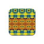 Tribal pattern                                                          Rubber Square Coaster (4 pack