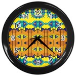 Tribal pattern                                                          Wall Clock (Black)