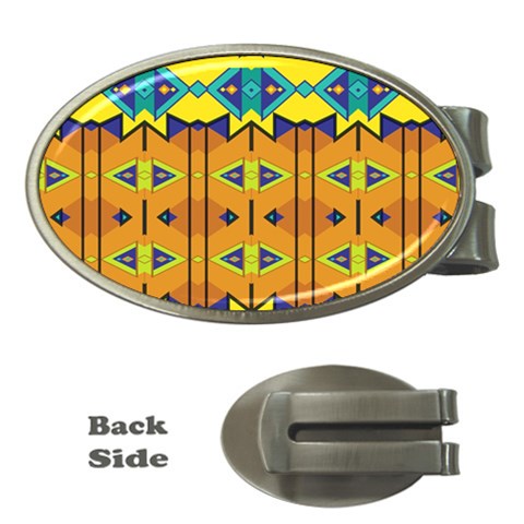 Tribal pattern                                                          Money Clip (Oval) from ArtsNow.com Front