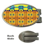 Tribal pattern                                                          Money Clip (Oval)