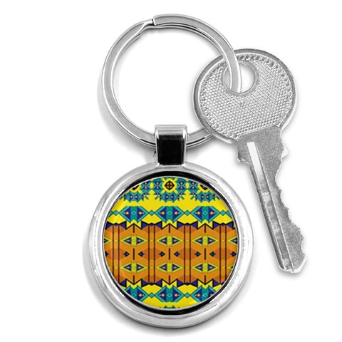 Tribal pattern                                                          Key Chain (Round) from ArtsNow.com Front