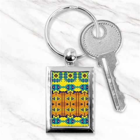 Tribal pattern                                                          Key Chain (Rectangle) from ArtsNow.com Front