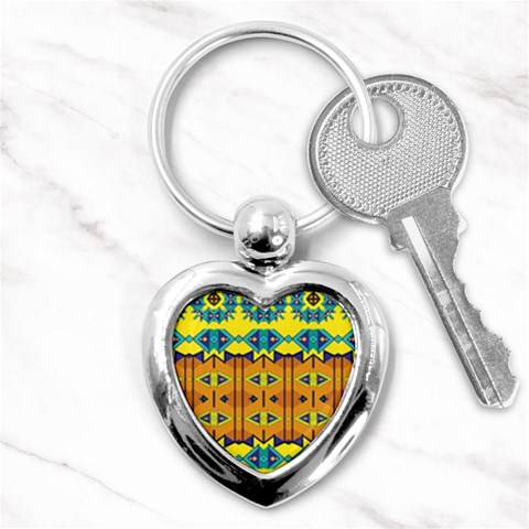 Tribal pattern                                                          Key Chain (Heart) from ArtsNow.com Front