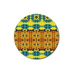 Tribal pattern                                                          Rubber Round Coaster (4 pack)