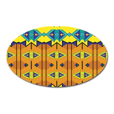 Tribal pattern                                                          Magnet (Oval) from ArtsNow.com Front