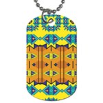 Tribal pattern                                                          Dog Tag (One Side)