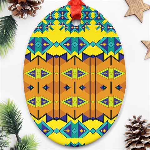 Tribal pattern                                                          Ornament (Oval) from ArtsNow.com Front