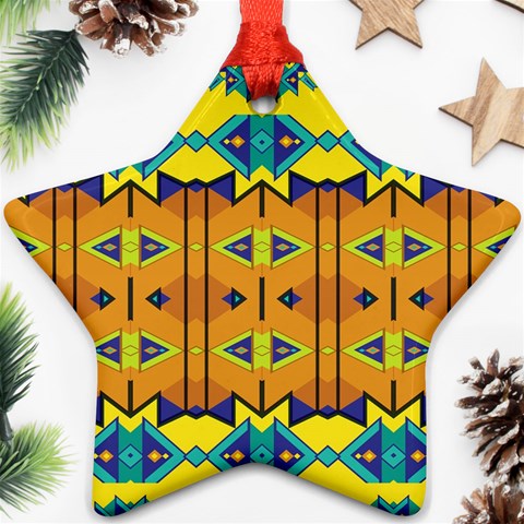 Tribal pattern                                                          Ornament (Star) from ArtsNow.com Front