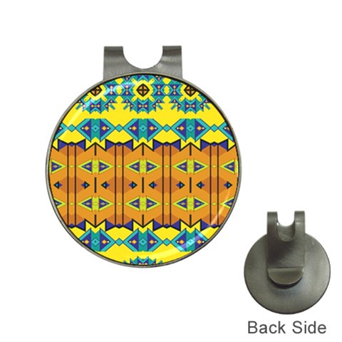 Tribal pattern                                                          Golf Ball Marker Hat Clip from ArtsNow.com Front