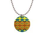 Tribal pattern                                                          1  Button Necklace