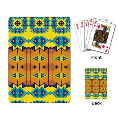 Tribal pattern                                                          Playing Cards Single Design from ArtsNow.com Back