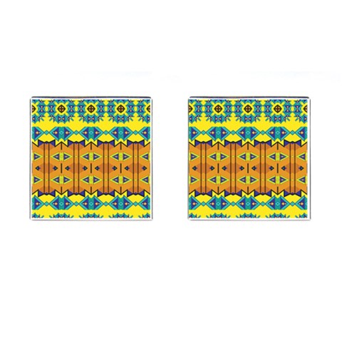 Tribal pattern                                                          Cufflinks (Square) from ArtsNow.com Front(Pair)