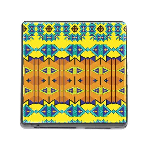 Tribal pattern                                                          Memory Card Reader (Square) from ArtsNow.com Front