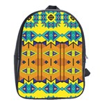 Tribal pattern                                                          School Bag (Large)