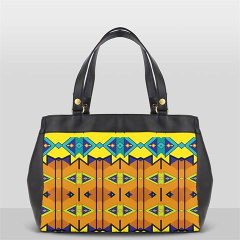 Tribal pattern                                                          Oversize Office Handbag (2 Sides) from ArtsNow.com Front