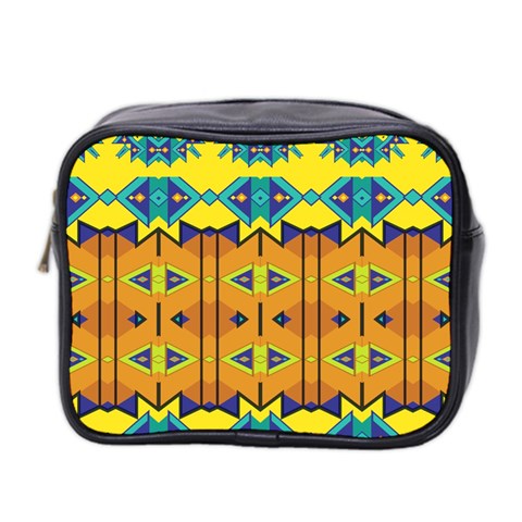 Tribal pattern                                                          Mini Toiletries Bag (Two Sides) from ArtsNow.com Front